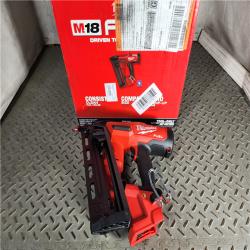 HOUSTON LOCATION - AS-IS (APPEARS LIKE NEW) Milwaukee 2841-20 18V Cordless Gen II 16 Gauge Angled Finish Nailer (Tool Only)