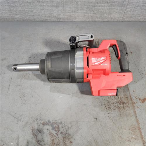 HOUSTON LOCATION - AS-IS Milwaukee 2869-20 M18 FUEL 18V Lithium-Ion Brushless Cordless 1 in. Impact Wrench Extended Reach D-Handle (Tool-Only)