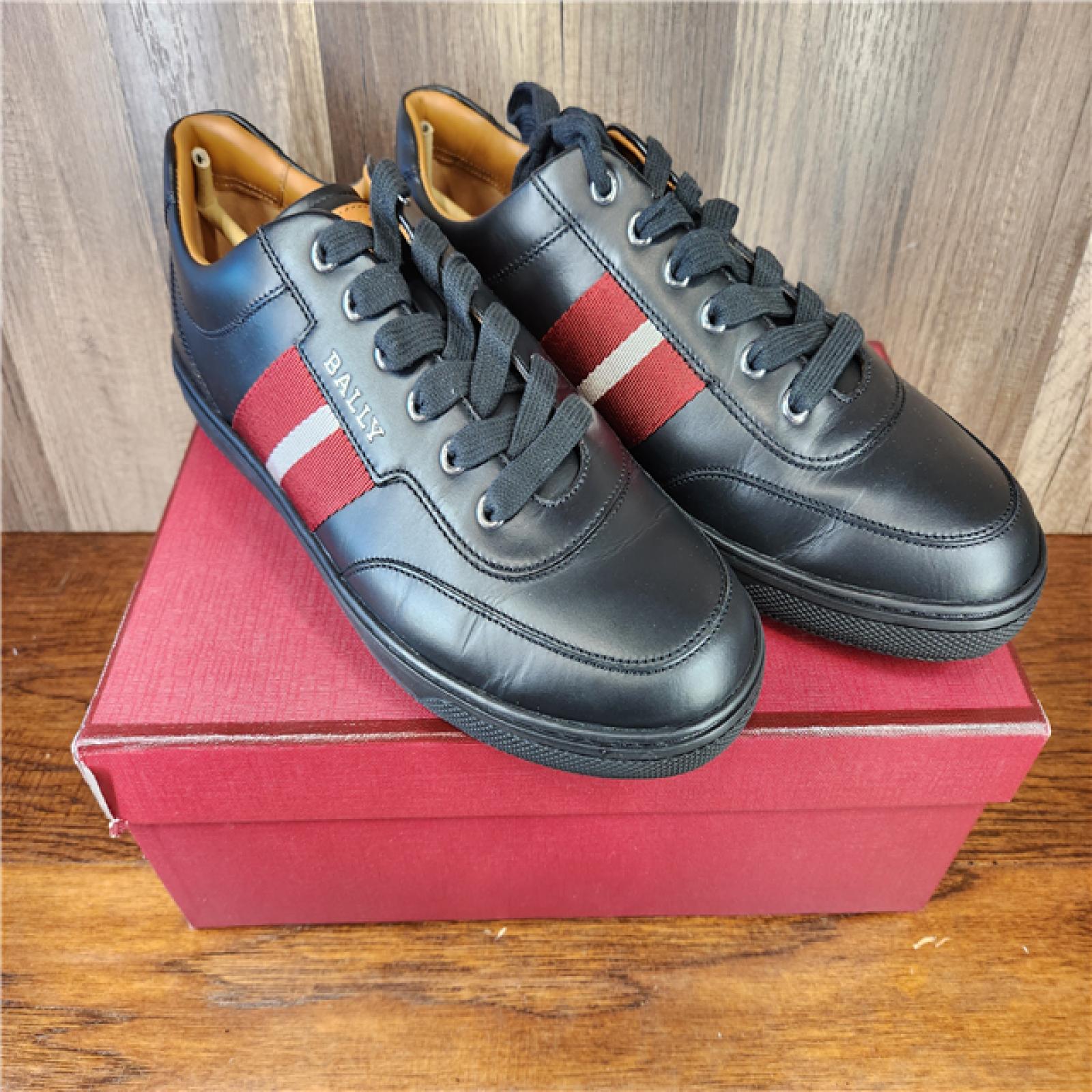 Bally Oriano Leather Sneakers  - Black - SZ 10