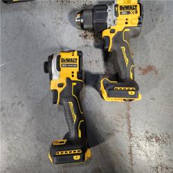 HOUSTON LOCATION - AS-IS DEWALT 20V MAX XR Hammer Drill and ATOMIC Impact Driver 2 Tool Cordless Combo Kit with (2) 4.0Ah Batteries, Charger, and Bag