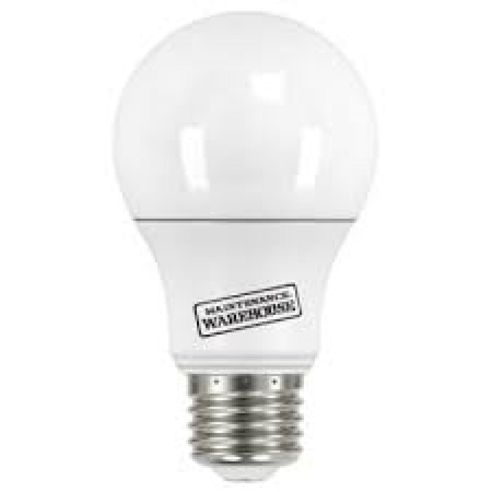 Phoenix Location Pallet of NEW Maintenance Warehouse® 9w A19 Led A-Line Bulb 5000k Package Of 8 - Pallet contains 108 cases - Each with 4 packs of 8 Bulbs. Total $8,640 Retail