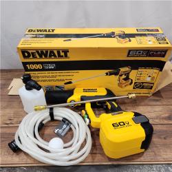 AS-IS DeWalt FLEXVOLT 60V MAX 1000 PSI 1.0 GPM Brushless Cordless Power Cleaner (Tool Only)