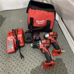 Houston location AS-IS Milwaukee Electric Tools 2691-22 MILWAUKEE M18 COMBO KITS LIKE NEW