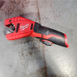 HOUSTON LOCATION - AS-IS (APPEARS LIKE NEW) Milwaukee M12 12-Volt Lithium-Ion Cordless Copper Tubing Cutter Kit with 1.5 Ah Battery, Charger and Hard Case