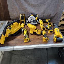 CALIFORNIA NEW DEWALT 10-TOOL COMBO IT(BATTERIES,CHARGER,AND 2 BAGS INCLUDED)