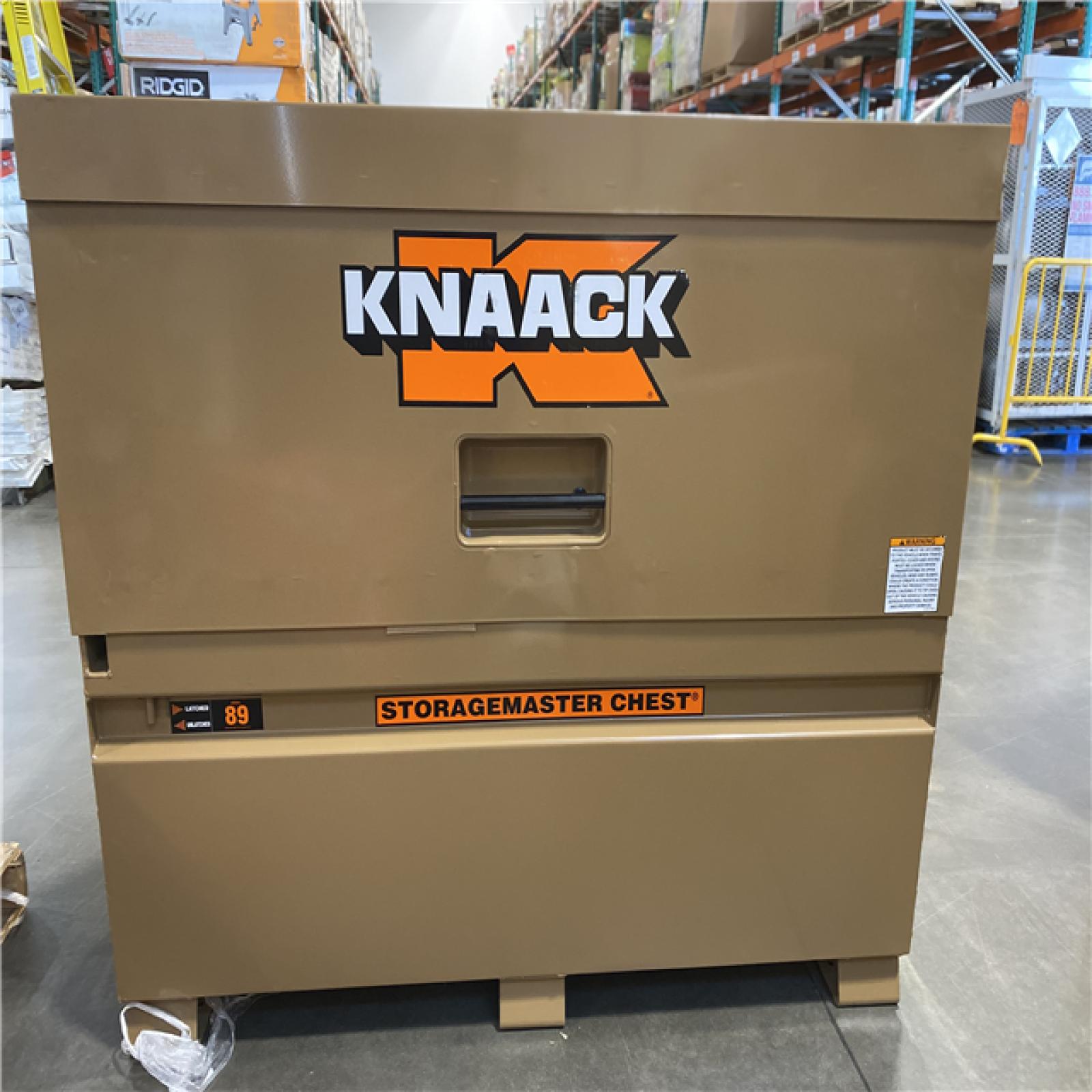 DALLAS LOCATION - Knaack 49 in. W x 30 in. L x 60 in. H, Steel Jobsite Storage Piano Box