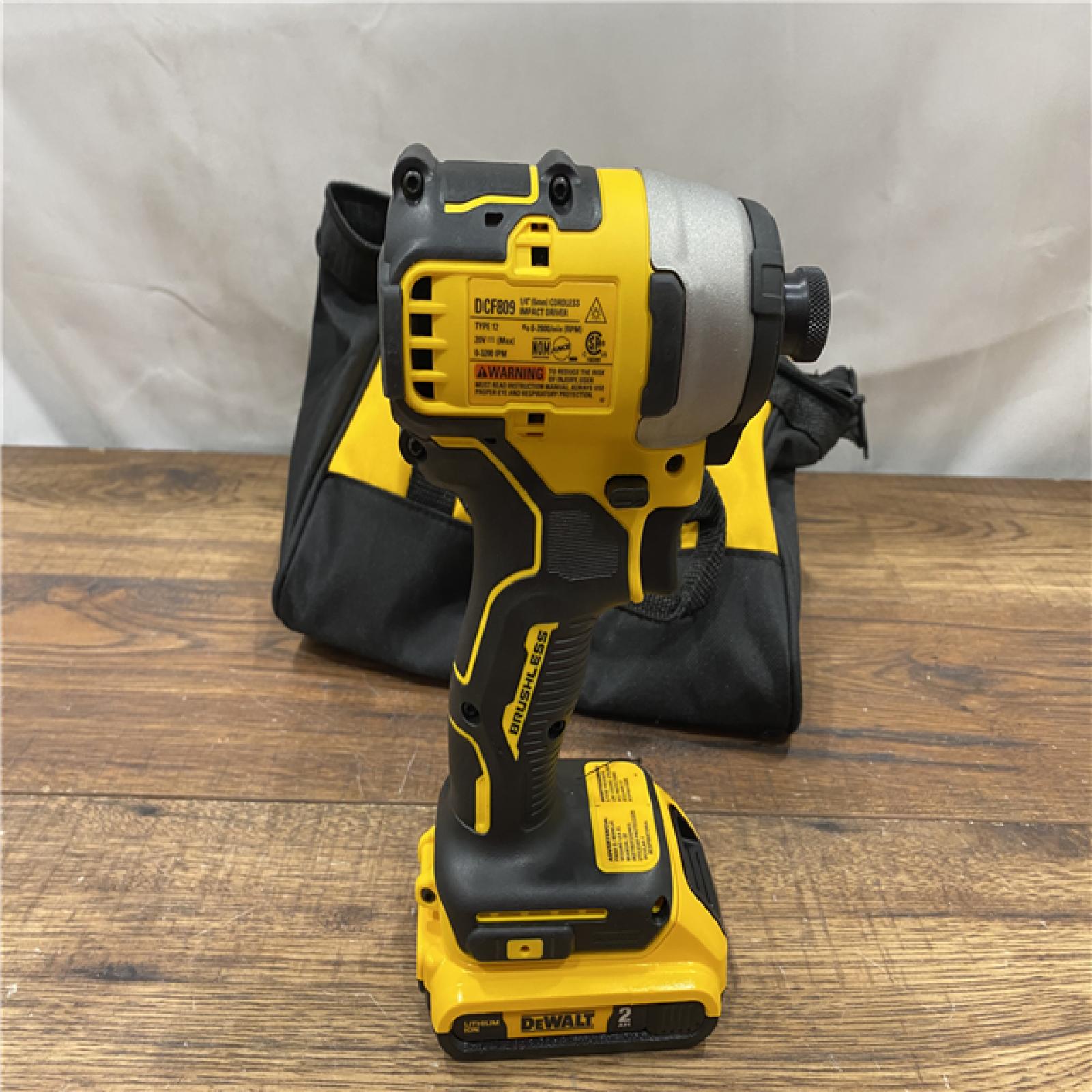 AS IS DEWALT ATOMIC 20V MAX* Brushless Cordless Compact 1/4 in. Impact Driver Kit