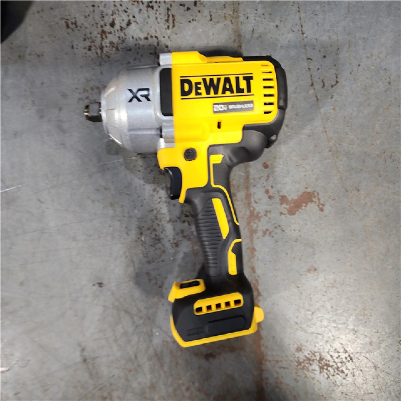 HOUSTON LOCATION - AS-IS (APPEARS LIKE NEW) DEWALT 20V MAX* XR 1/2  High Torque Impact Wrench with Hog Ring Anvil