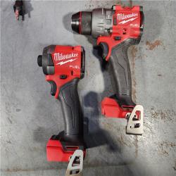 HOUSTON LOCATION - AS-IS Milwaukee M18 FUEL 18V Lithium-Ion Brushless Cordless Hammer Drill and Impact Driver Combo Kit (2-Tool) with 2 Batteries