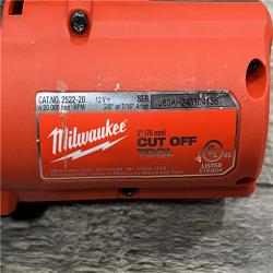 AS-IS MILWAUKEE FUEL 12V Lithium-Ion Brushless Cordless 3 in. Cut Off Saw (Tool-Only)