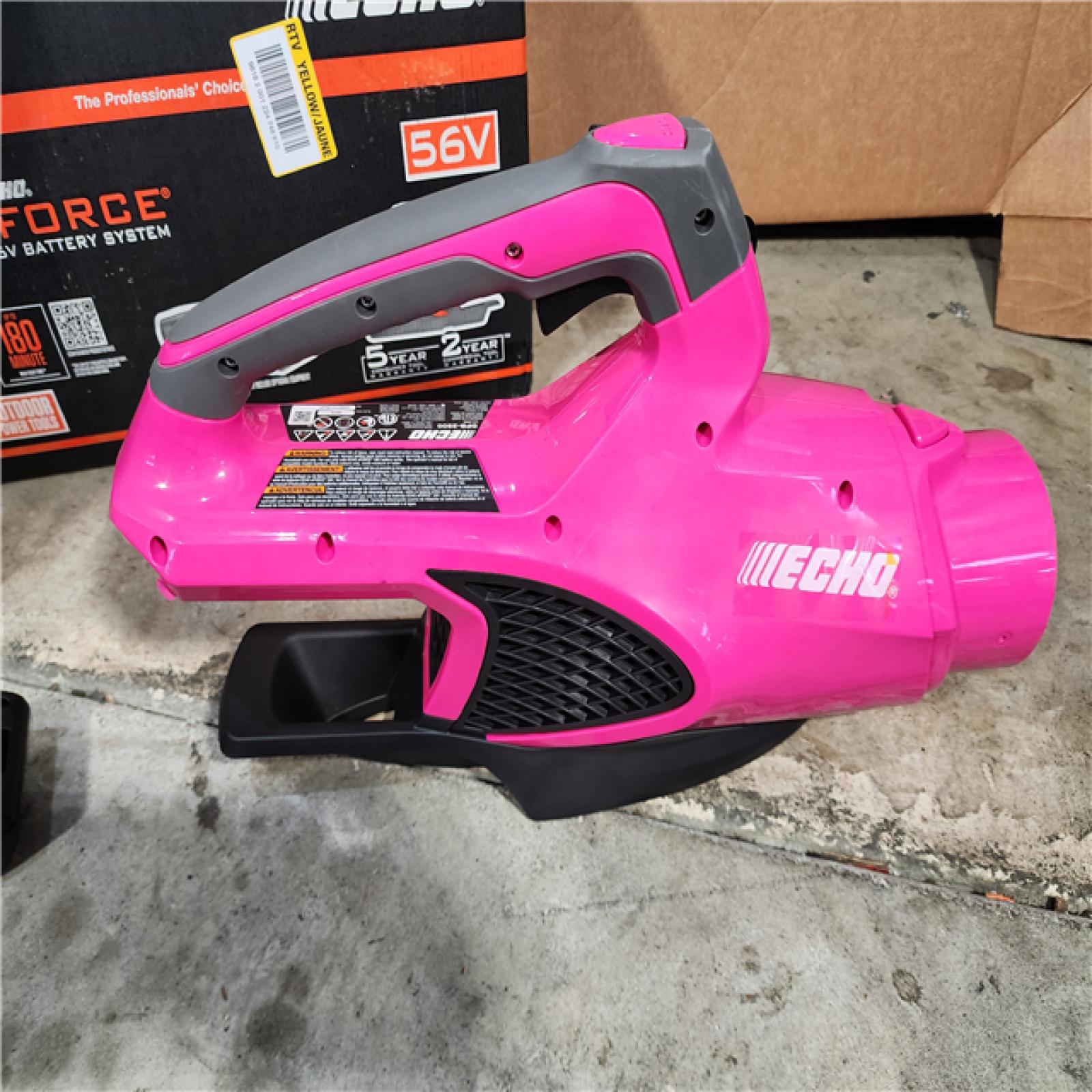 HOUSTON LOCATION - AS-IS (APPEARS LIKE NEW) EFORCE 56V 151 MPH 526 CFM Cordless Battery Powered Handheld Leaf Blower with 2.5Ah Battery and Charger