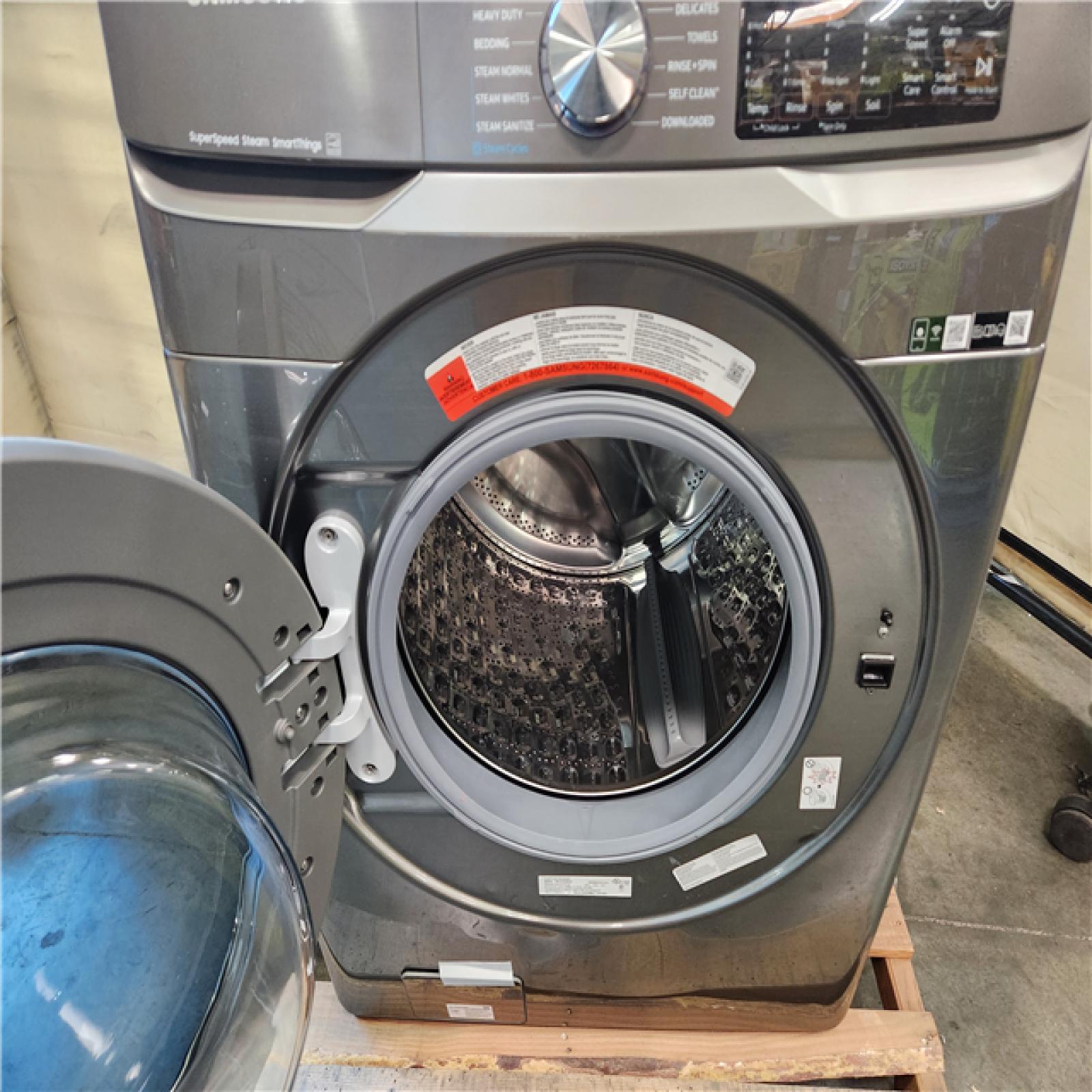 California AS-IS Samsung 5.2 Cu.Ft. Front Load Washer with Super Speed