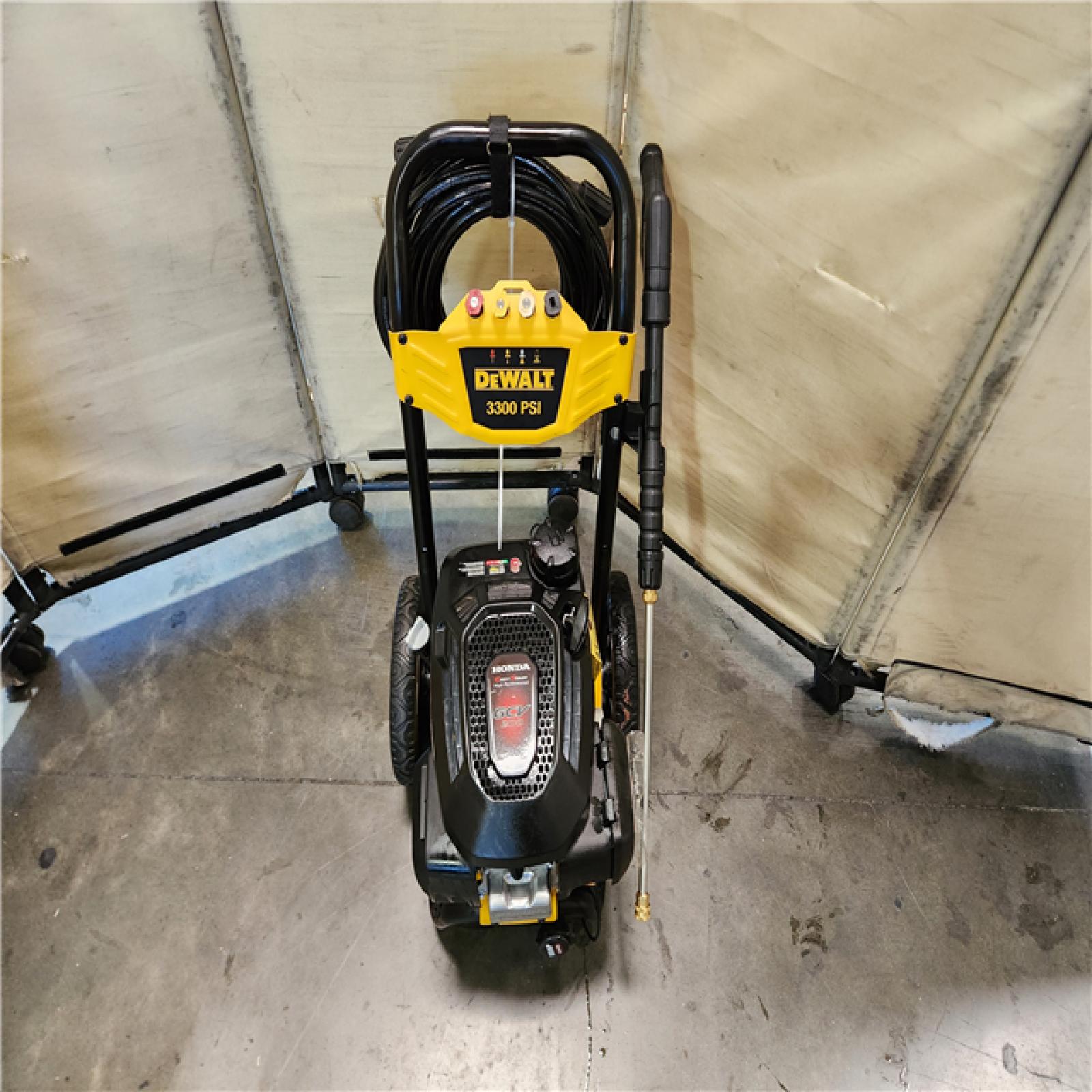 California AS-IS DEWALT 3300 PSI 2.4 GPM Gas Cold Water Pressure Washer with HONDA GCV200 Engine