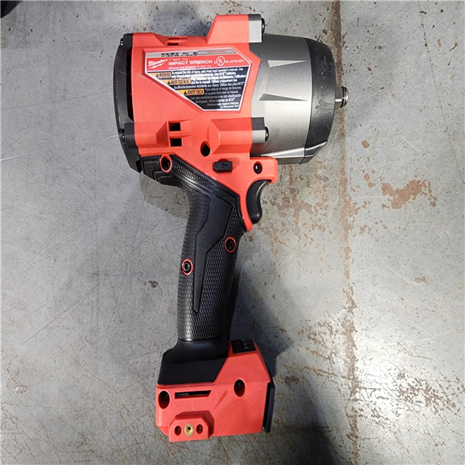 HOUSTON LOCATION - AS-IS Milwaukee M18 1/2 in. Cordless Brushless High Torque Impact Wrench Kit (Battery & Charger)