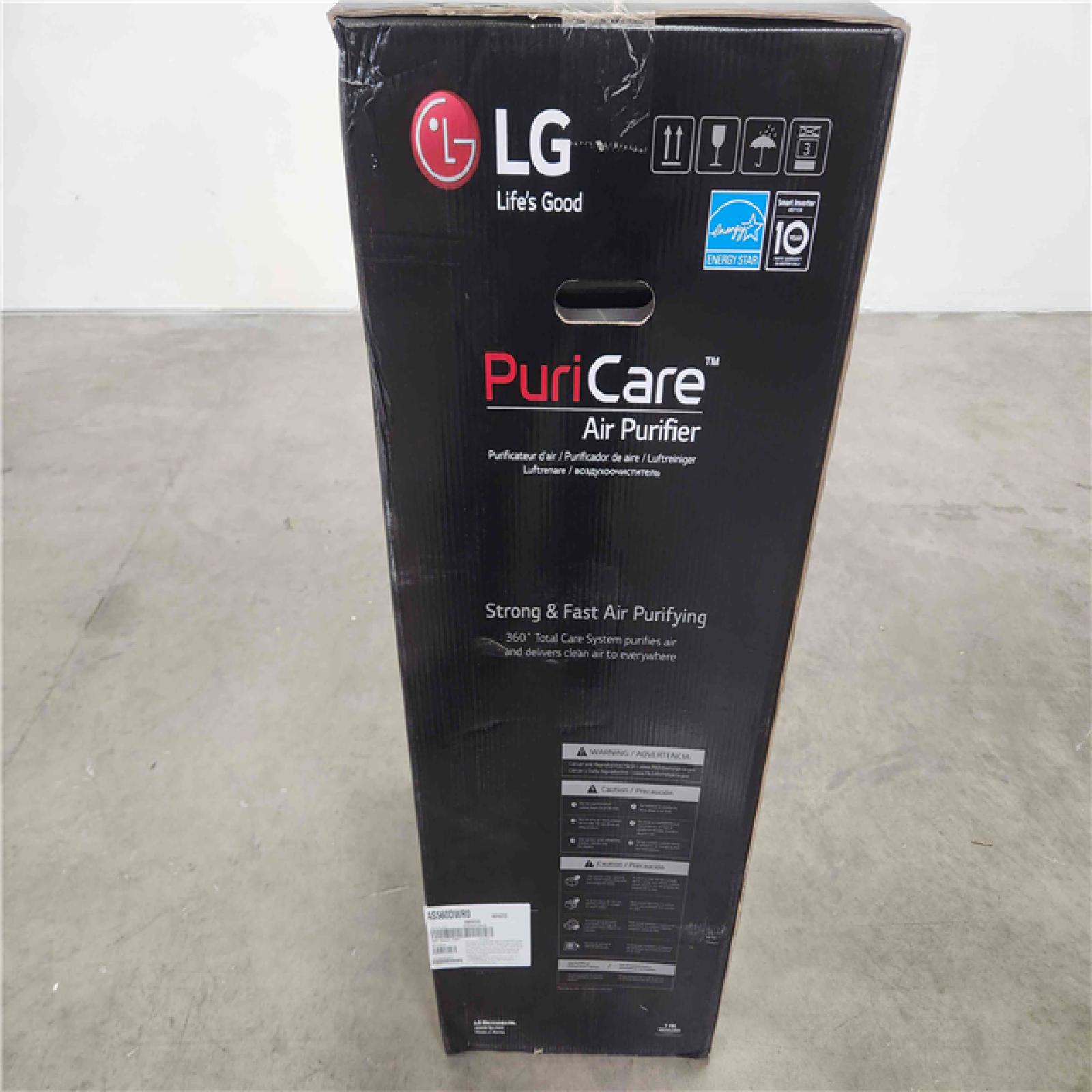 Phoenix Location NEW LG PuriCare 360° True HEPA Air Purifier Tower with Clean Booster and Odor Reduction in White AS560DWR0