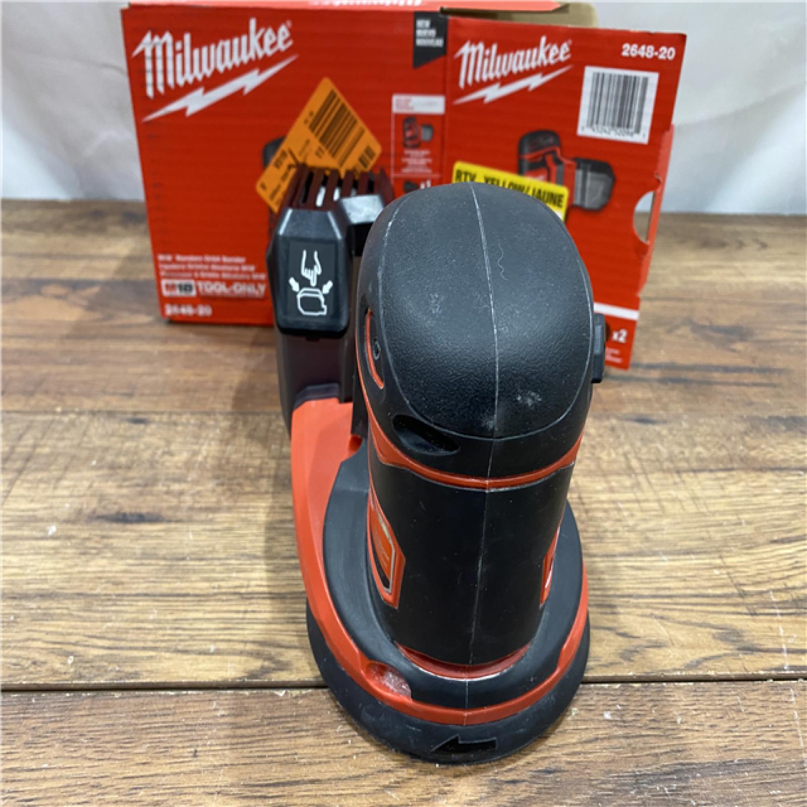 AS IS Milwaukee 2648-20 - M18 5  7000-12000 Opm Cordless Variable Speed Random Orbital Sander