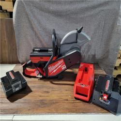 CALIFORNIA NEW MILWAUKEE 14 CUT-OFF SAW (2 BATTERIES, CHARGER, AND BAG INCLUDED)