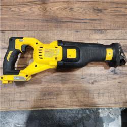 AS-IS DeWalt 20V MAX Lithium Ion Cordless Brushless Reciprocating Saw with FLEXVOLT ADVANTAGE (Tool Only)