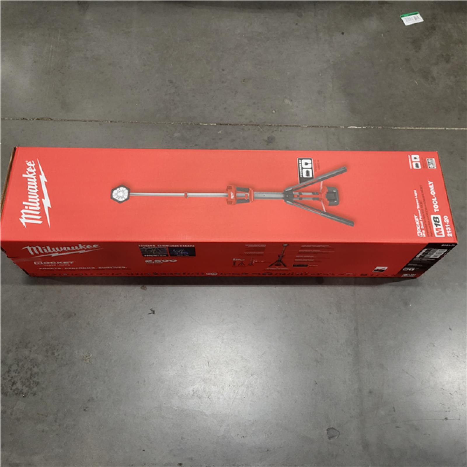 NEW! Milwaukee M18 18V Cordless Rocket Dual Power Tower Light (Tool Only)