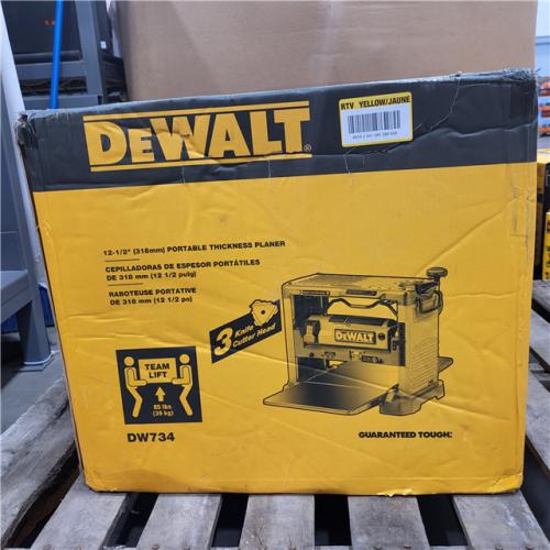 AS-IS DEWALT 15 Amp Corded 12.5 in. Bench Planer