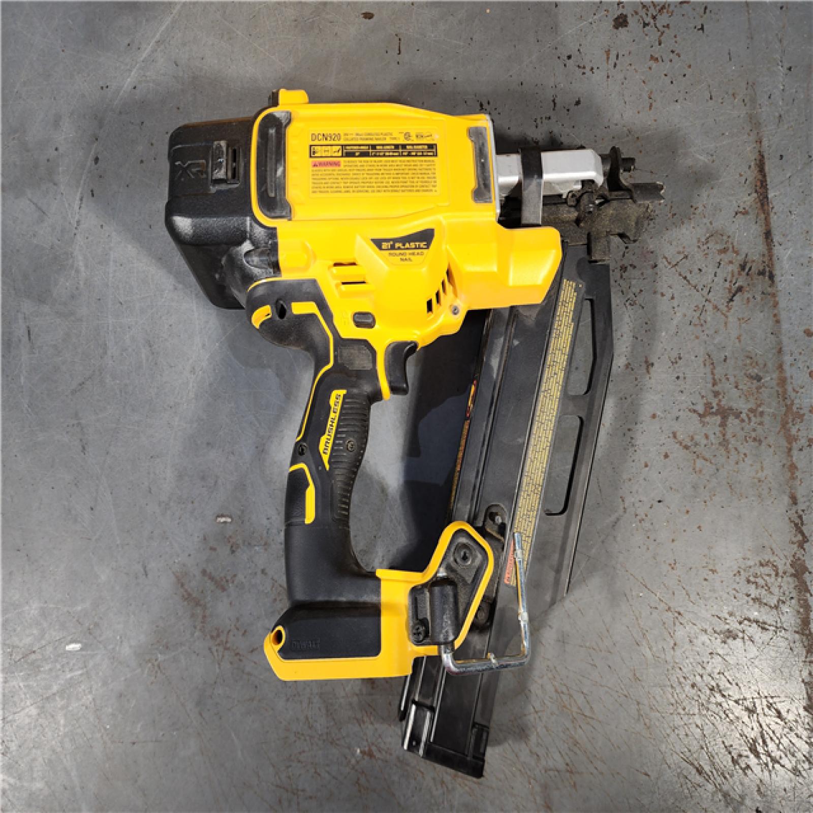 HOUSTON LOCATION - AS-IS DEWALT 20-Volt 21Â° Cordless Framing Nailer (Tool-Only)