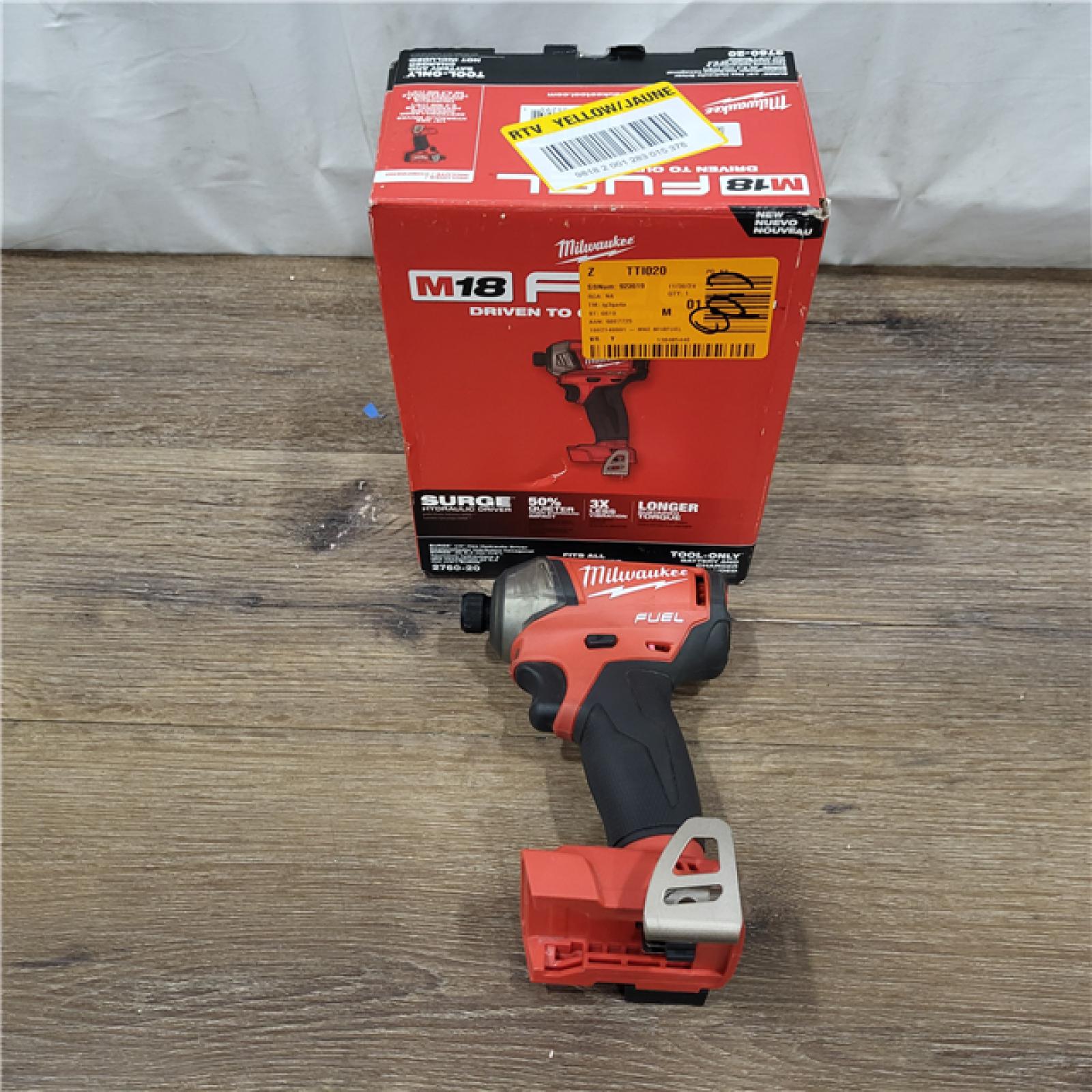 AS-IS Milwaukee 2760-20 - M18 Fuel Surge 18V Cordless Drill/Driver Bare Tool