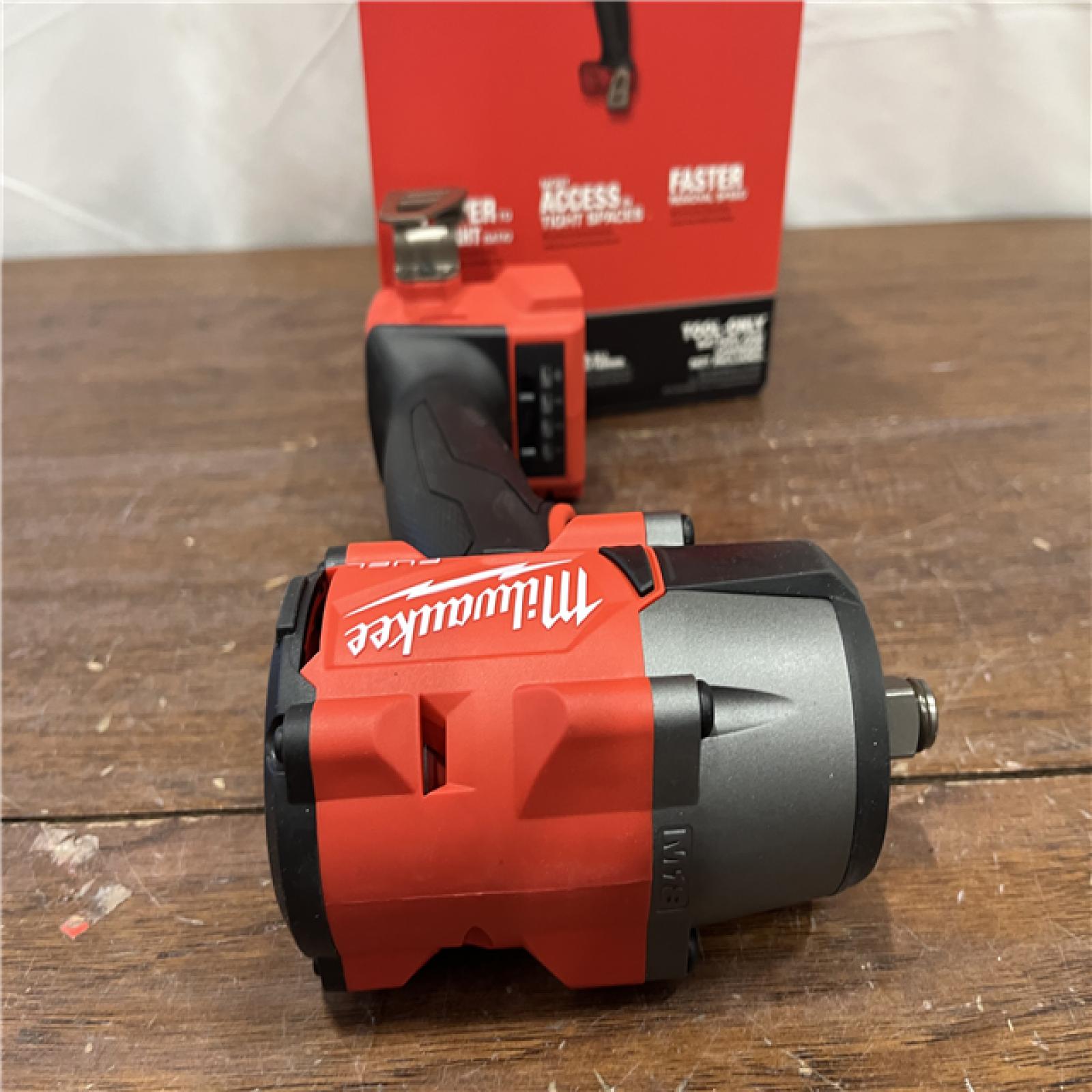 AS-ISMilwaukee M18 18V Fuel 1/2  Mid-Torque Impact Wrench Cordless Lithium-Ion Brushless with Friction Ring 2962-20