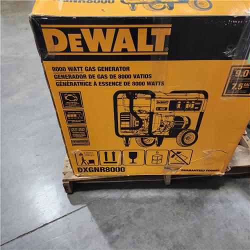 Dallas Location - As-Is DEWALT DXGNR8000 8000W Gasoline Portable Generator