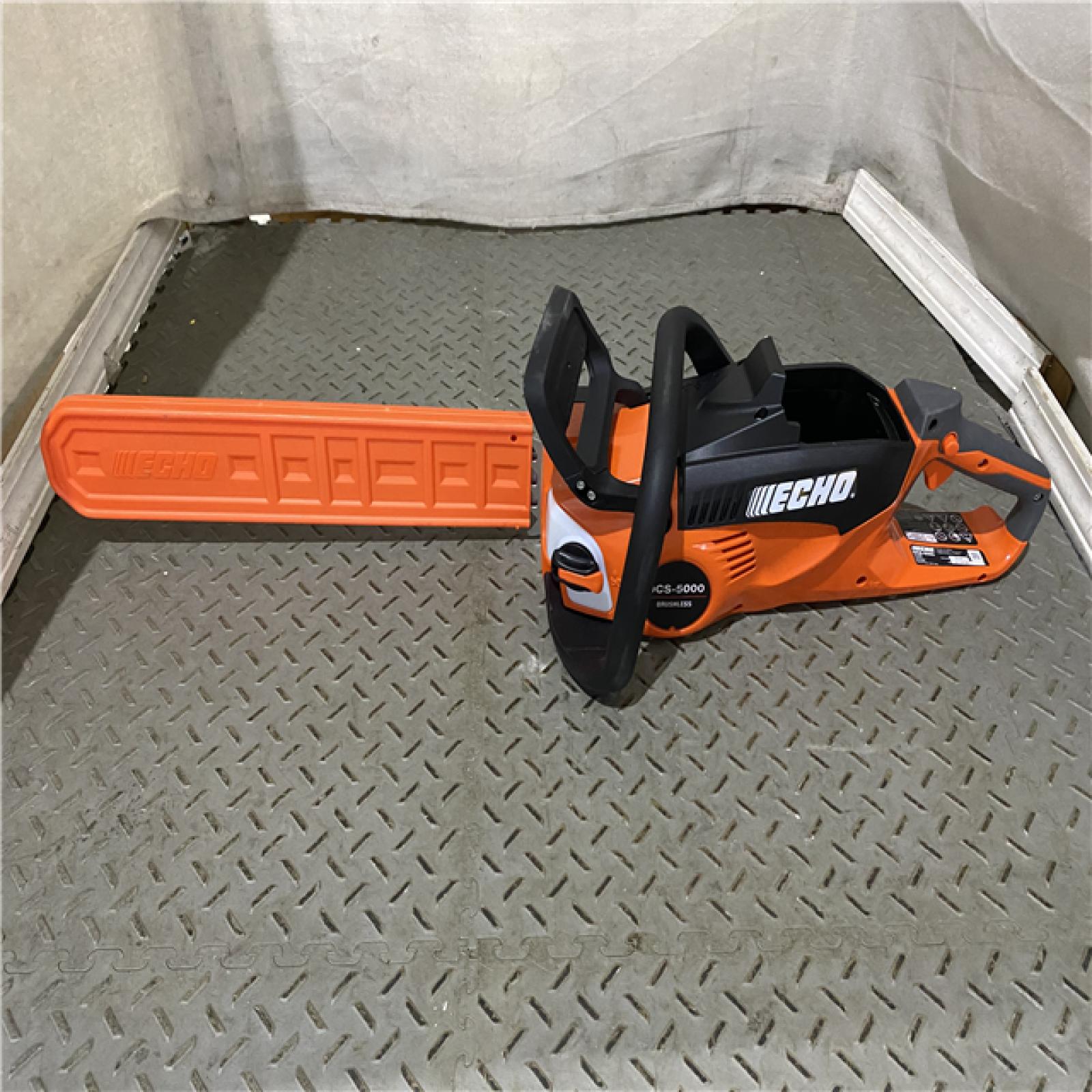 Houston location AS-IS Echo EFORCE 18 in. 56V Cordless Electric Battery Brushless Rear Handle Chainsaw ONLY TOOL - DCS-5000-18C2