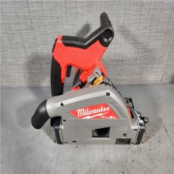 HOUSTON LOCATION - AS-IS (APPEARS LIKE NEW) Milwaukee M18 FUEL 18V Lithium-Ion Cordless Brushless 6-1/2 in. Plunge Cut Track Saw (Tool-Only)