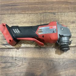 AS-IS Milwaukee M18 FUEL 18V Lithium-Ion Brushless Cordless 4-1/2 in./5 in. Grinder with Variable Speed & Paddle Switch (Tool-Only)