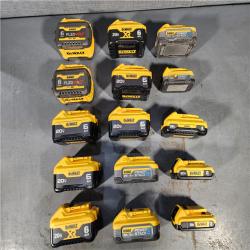 HOUSTON LOCATION - AS-IS DEWALT BATTERY PACK QTY - 15