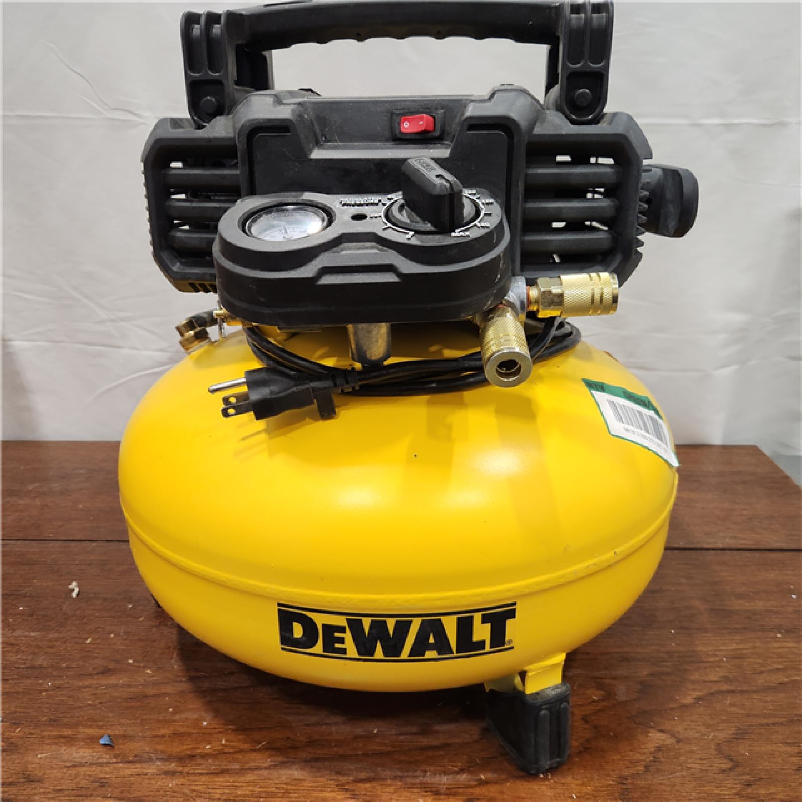 AS-IS DEWALT 6 Gal. 165 PSI Electric Pancake Air Compressor