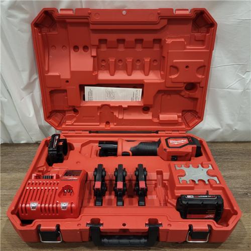 AS-IS Milwaukee-2674-22C M18 Short Throw Press Tool Kit W/ PEX Crimp Jaws