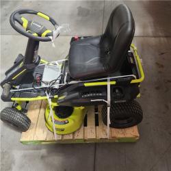 Dallas Location - As-Is Ryobi 30 50 AH Electric Riding Lawn Mower