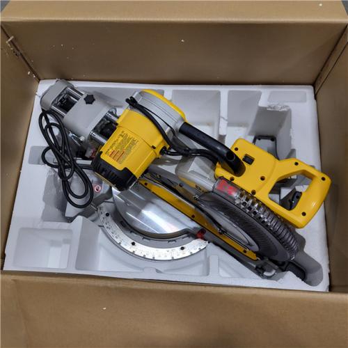 GOOD 15 Amp Corded 12 in. Double Bevel Sliding Compound Miter Saw with XPS Technology, Blade Wrench and Material Clamp