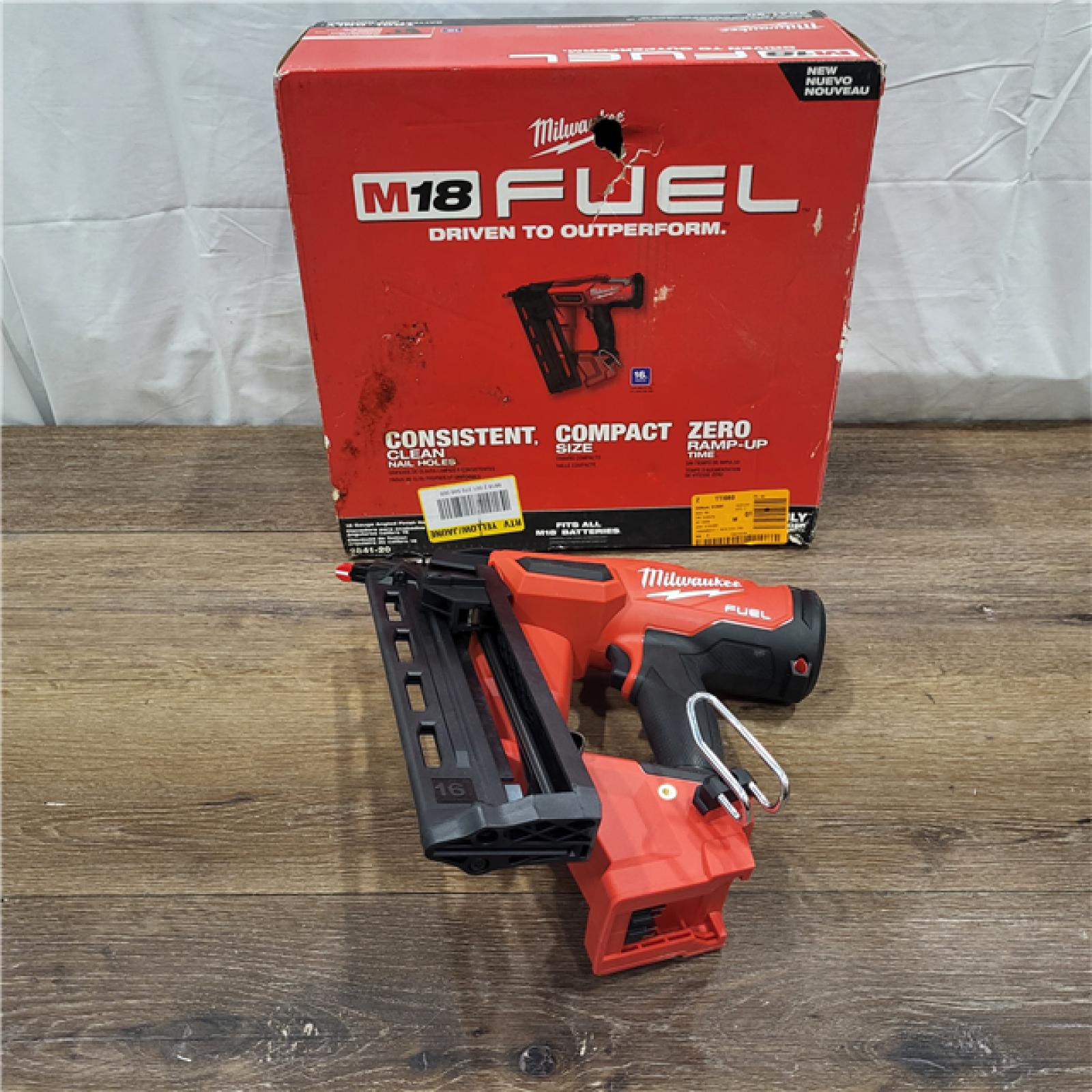 AS-IS Milwaukee 2841-20 18V Cordless Gen II 16 Gauge Angled Finish Nailer (Tool Only)