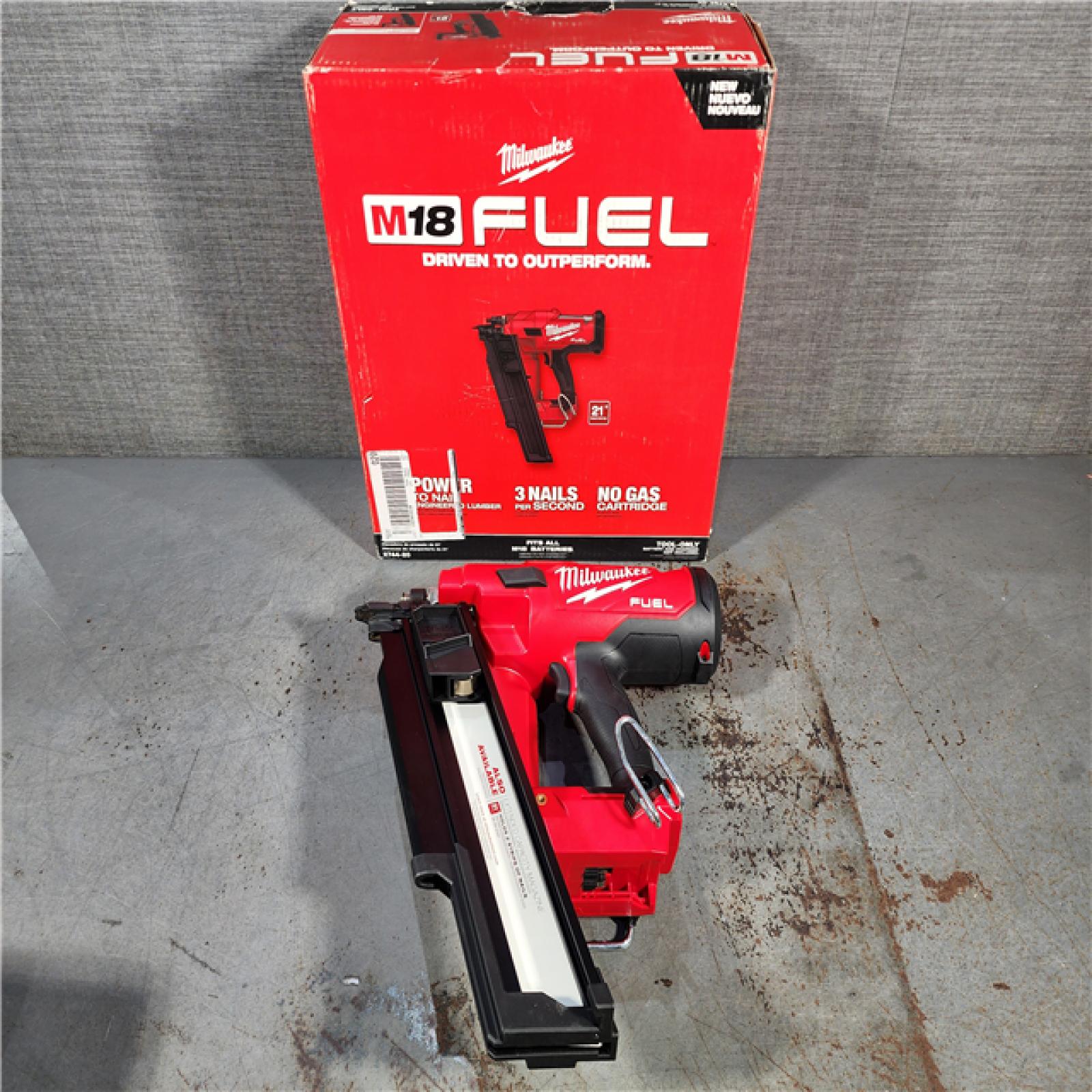 HOUSTON LOCATION - AS-IS (APPEARS LIKE NEW) Milwaukee 2744-20 M18 FUEL 21-Degree Cordless Framing Nailer (Tool Only)