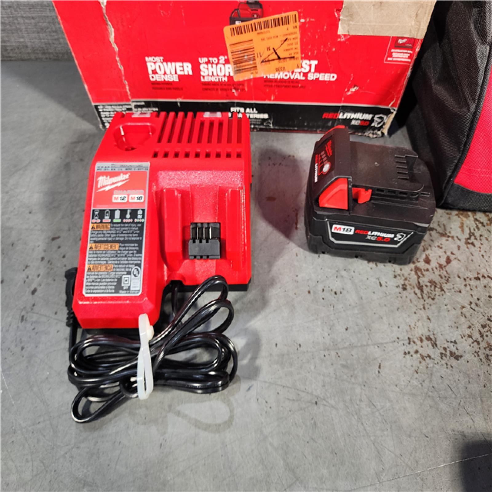 HOUSTON LOCATION - AS-IS (APPEARS LIKE NEW) Milwaukee M18 1/2 in. Cordless Brushless High Torque Impact Wrench Kit (Battery & Charger)