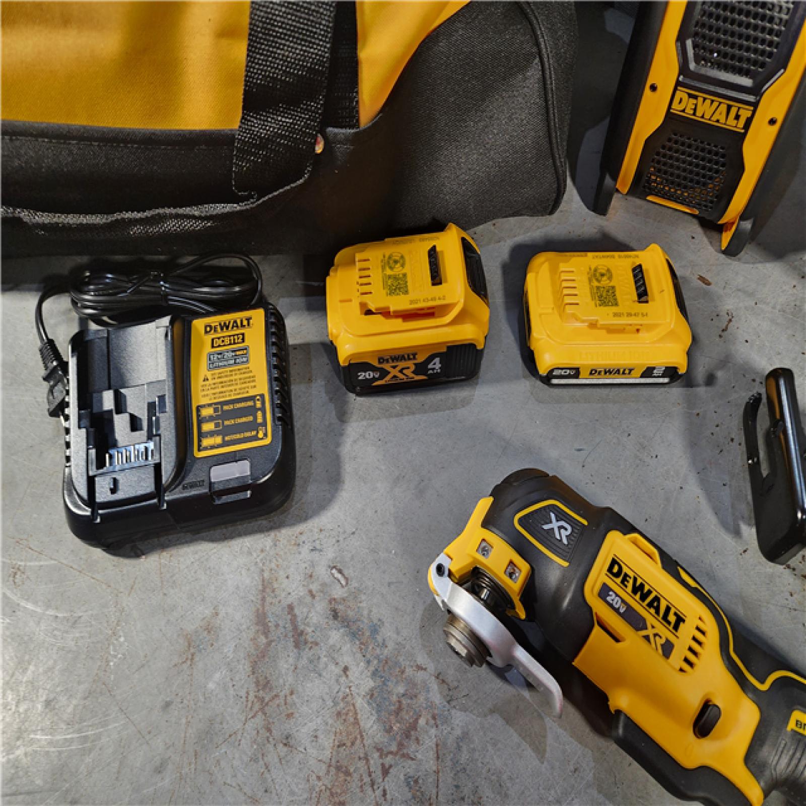 HOUSTON LOCATION - AS-IS (APPEARS LIKE NEW) DEWALT DCK771D1M1 20V MAX Cordless 7-Tool Combo Kit