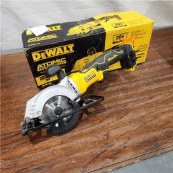 AS-IS DEWALT ATOMIC 20V MAX Cordless Brushless 4-1/2 in. Circular Saw (Tool Only)