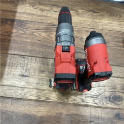 AS-IS Milwaukee M18 FUEL Brushless Cordless Hammer Drill and Impact Driver (2-Tool) Combo Kit