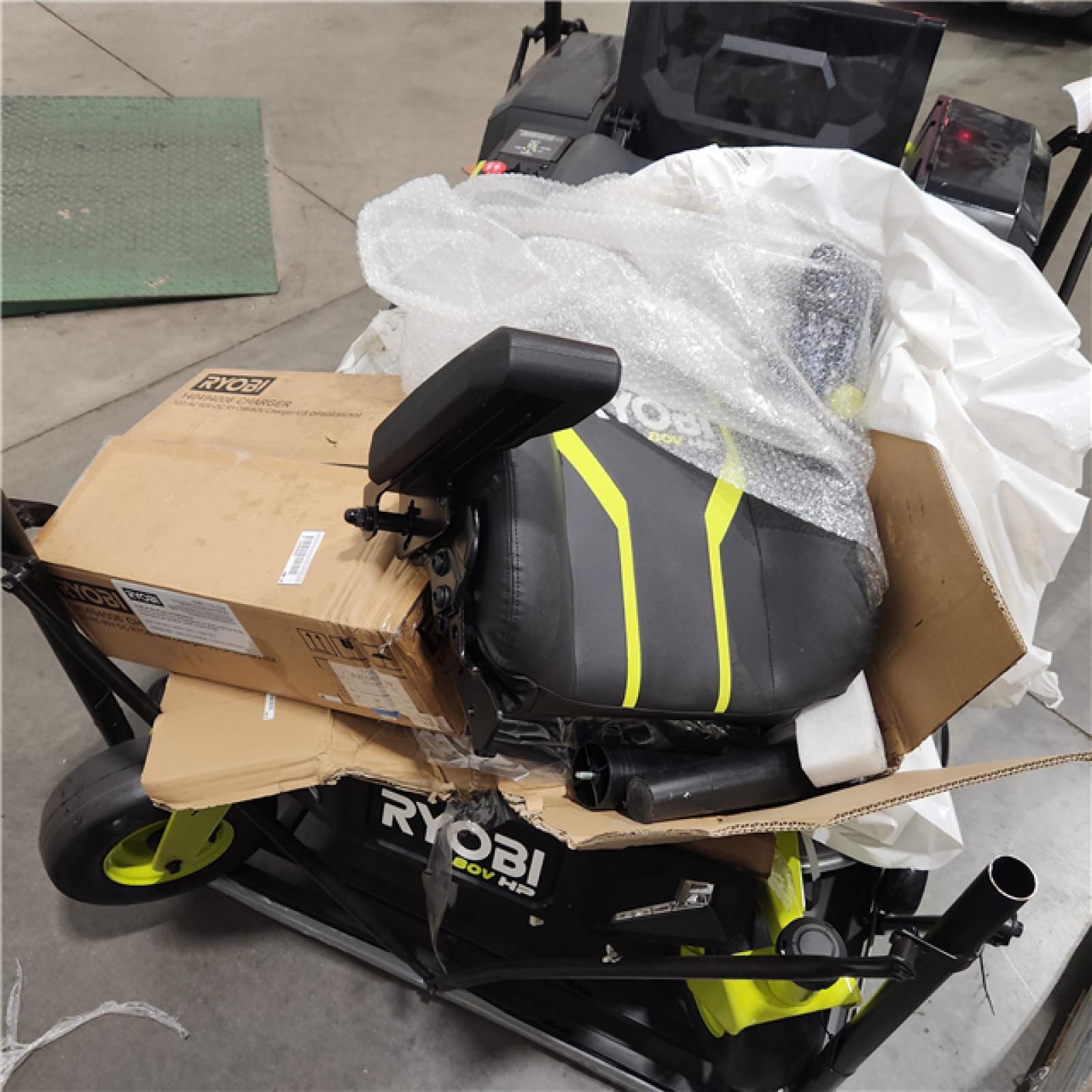 DALLAS LOCATION - AS-IS RYOBI 80V HP Brushless 42 in. Battery Electric Cordless Zero Turn Riding Mower