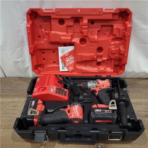 AS-IS M18 FUEL 18V Lithium-Ion Brushless Cordless Hammer Drill and Impact Driver Combo Kit (2-Tool) with 2 Batteries