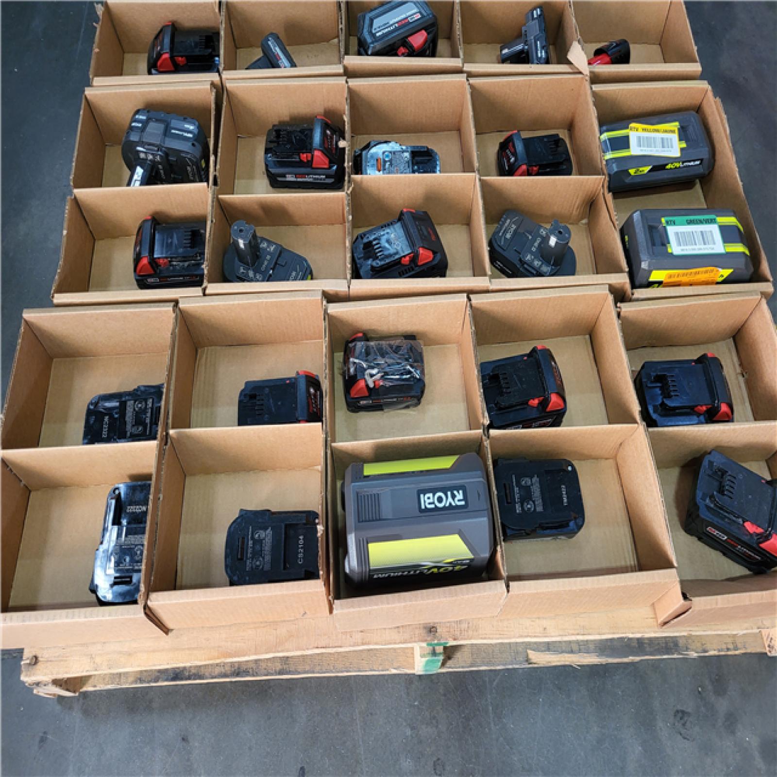 CALIFORNIA AS-IS BATTERY PALLET