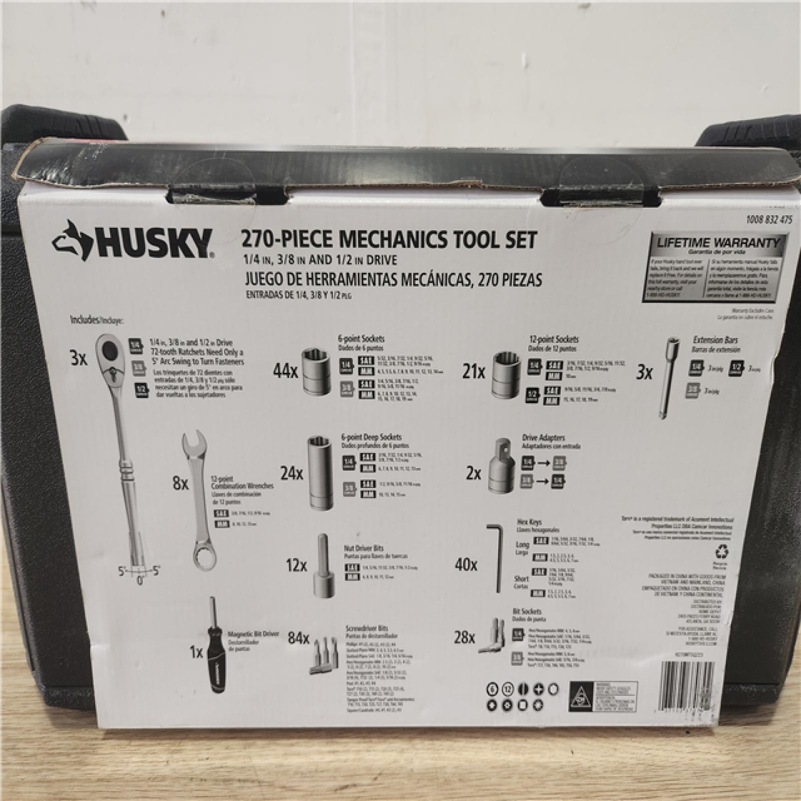 Phoenix Location NEW Husky Mechanics Tool Set (270-Piece)