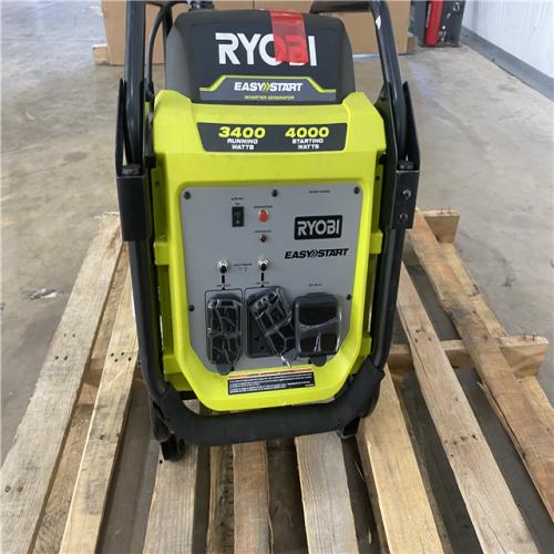 Houston Location - AS-IS Ryobi 3400-Watt Gasoline Powered Portable Generator