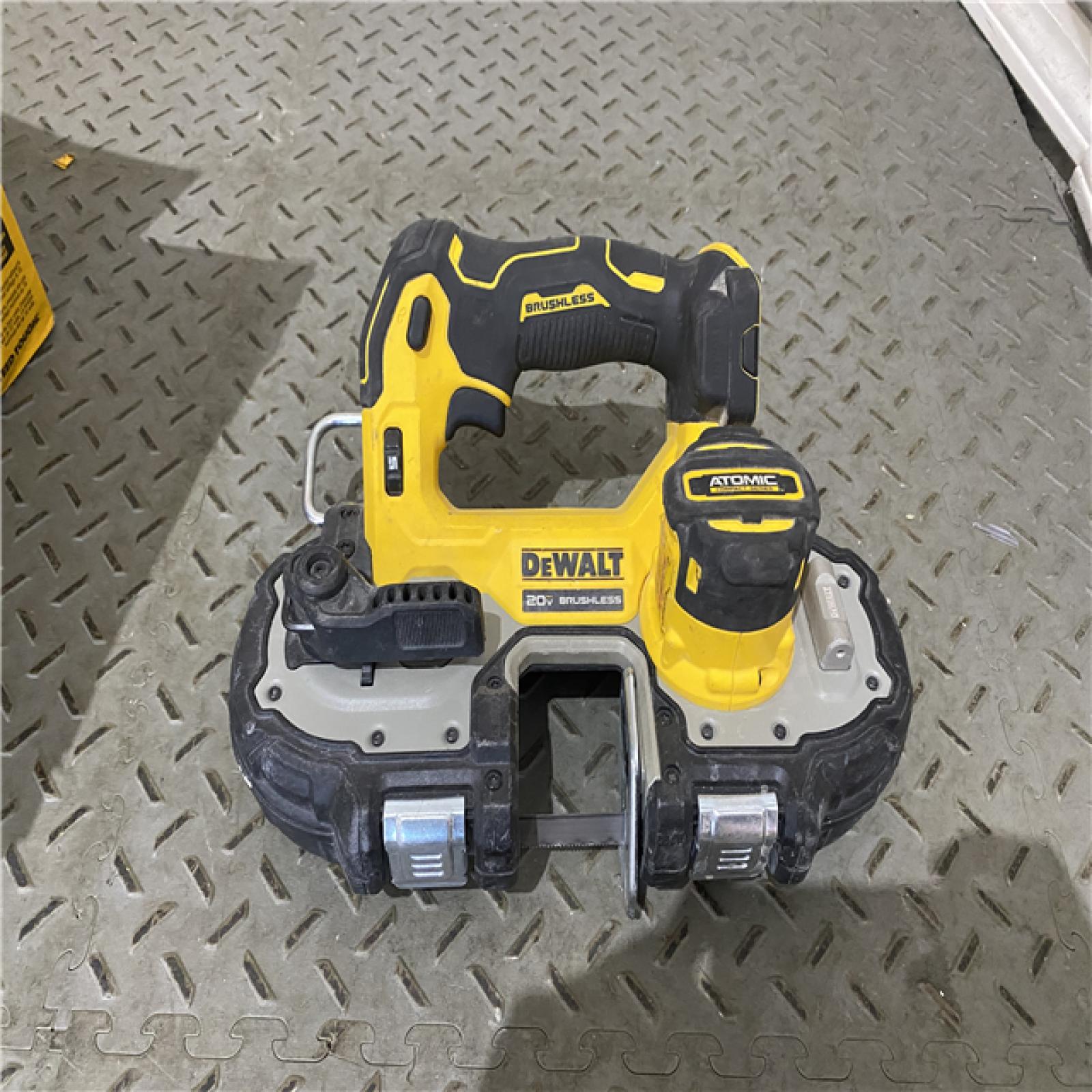 Houston location AS-IS Dewalt DCS377B 20V MAX ATOMIC Brushless Cordless 1-3/4  Compact Bandsaw