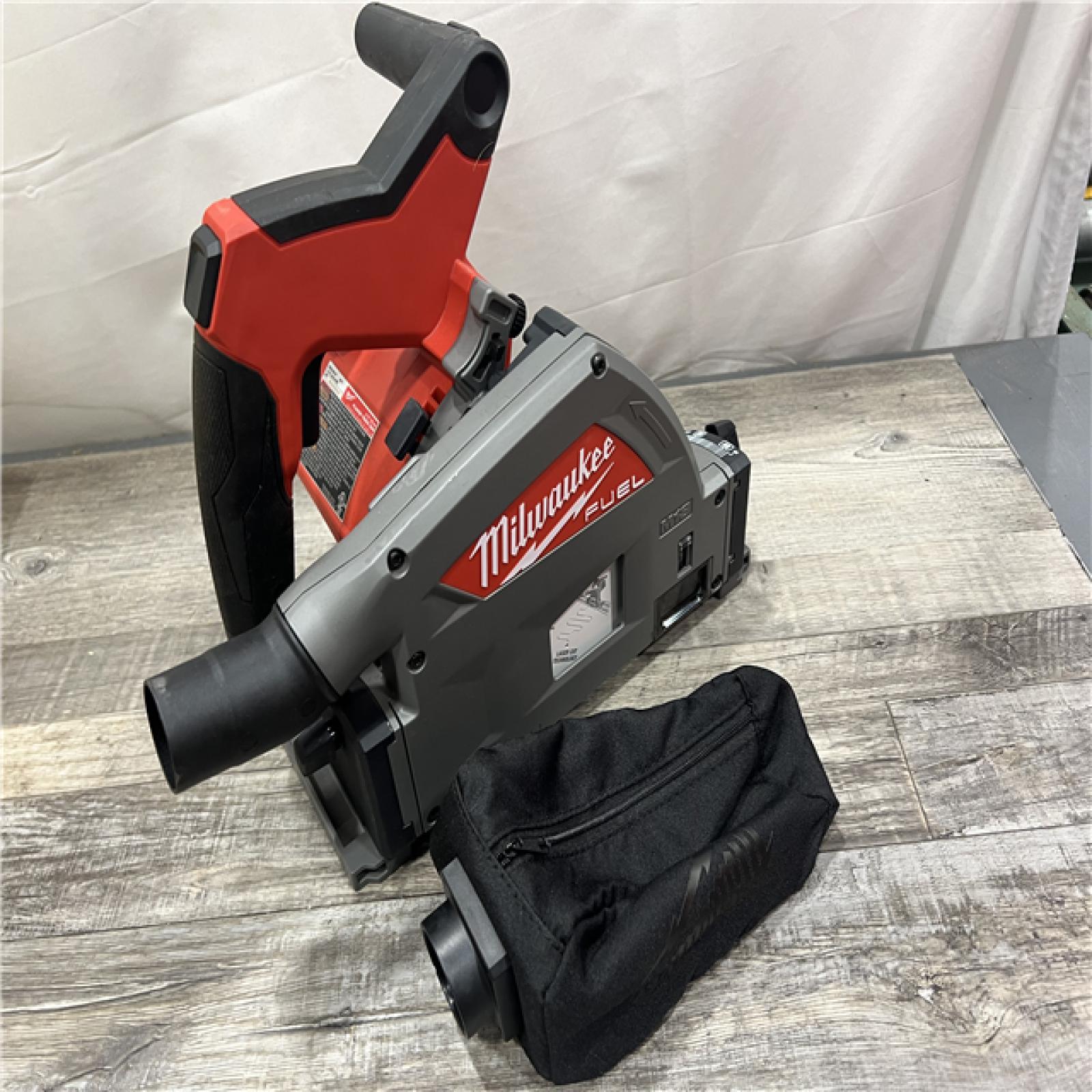 AS-IS Milwaukee M18 FUEL 18V Lithium-Ion Cordless Brushless 6-1/2 in. Plunge Cut Track Saw (Tool-Only)