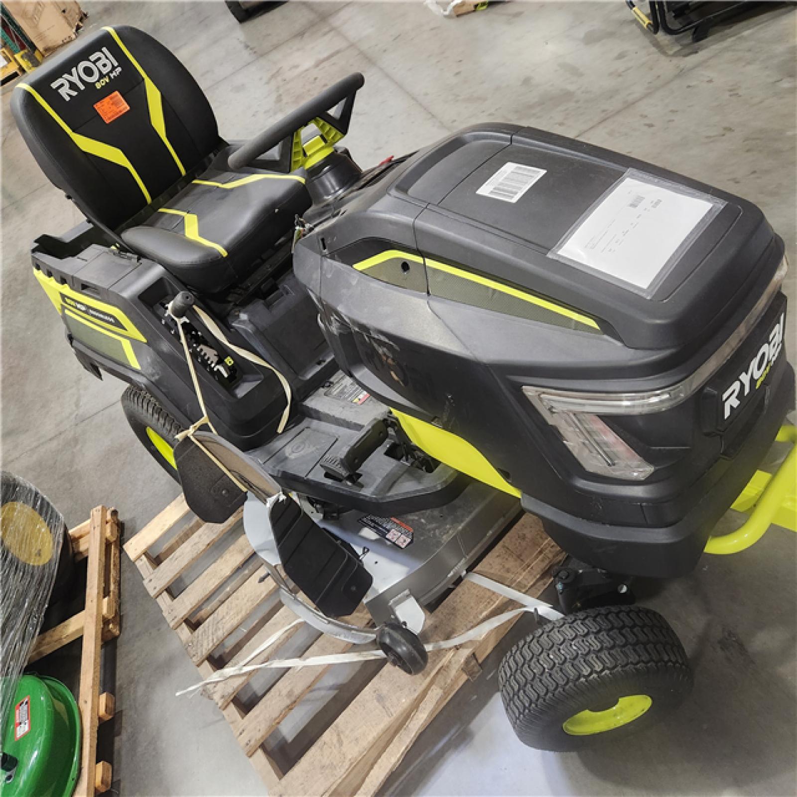 Dallas Location - As-Is RYOBI 80V HP Brushless 42 in. Riding Lawn Tractor